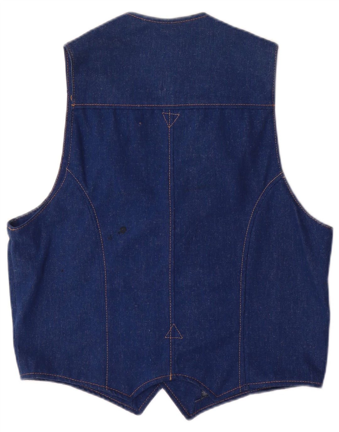 Damska kamizelka jeansowa VINTAGE UK 14, średni niebieski