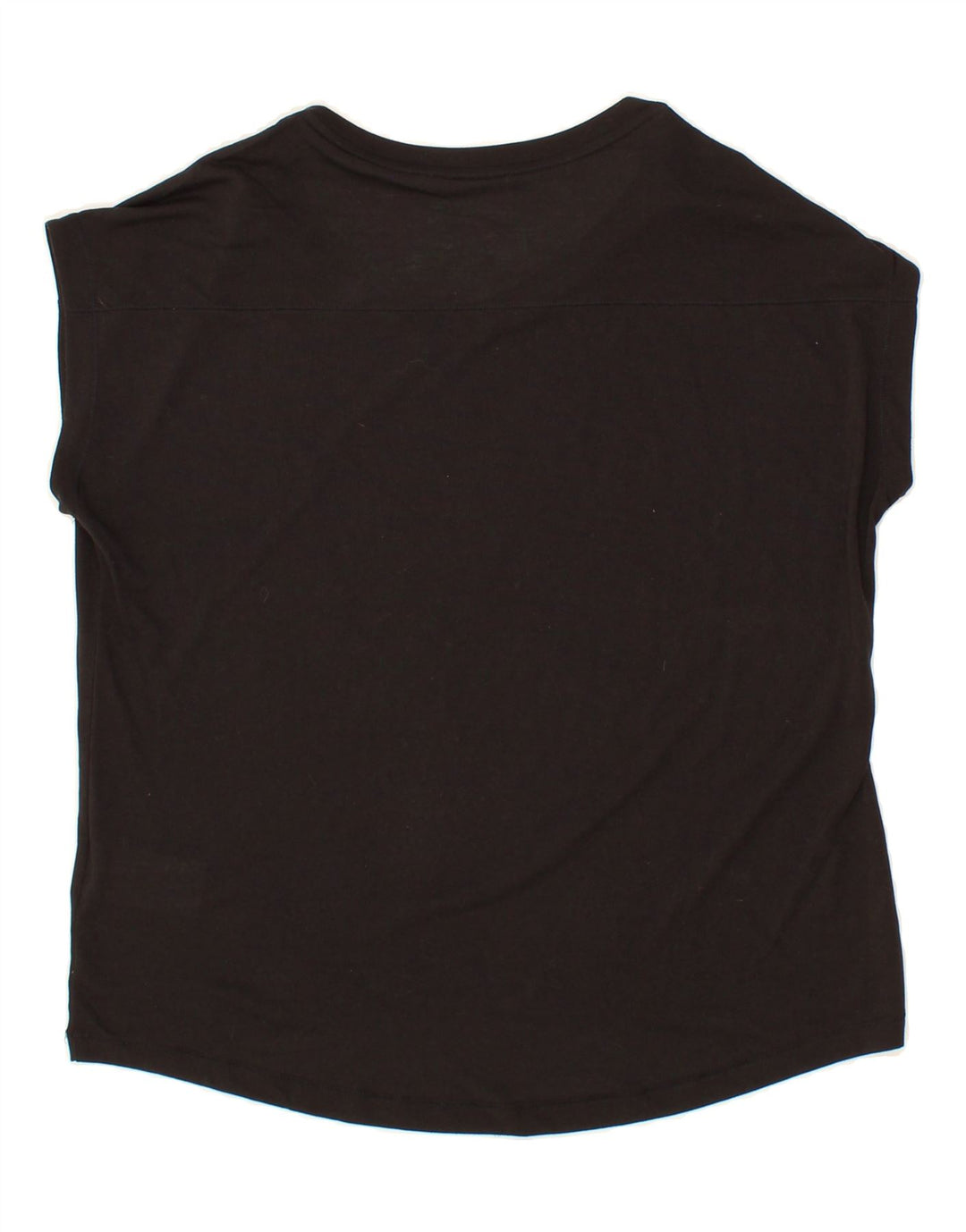 REEBOK Womens Graphic T-Shirt Top UK 16/18 Large Black Polyester Vintage Reebok and Second-Hand Reebok from Messina Hembry 