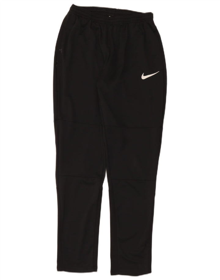 Męskie spodnie dresowe Nike Dri Fit, małe, czarne, poliestrowe