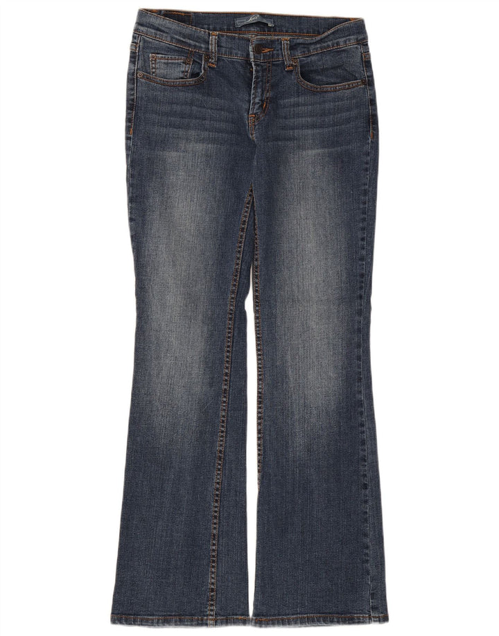 Damskie jeansy rozkloszowane Levi's US 7 Medium W30 L31 Niebieska bawełna