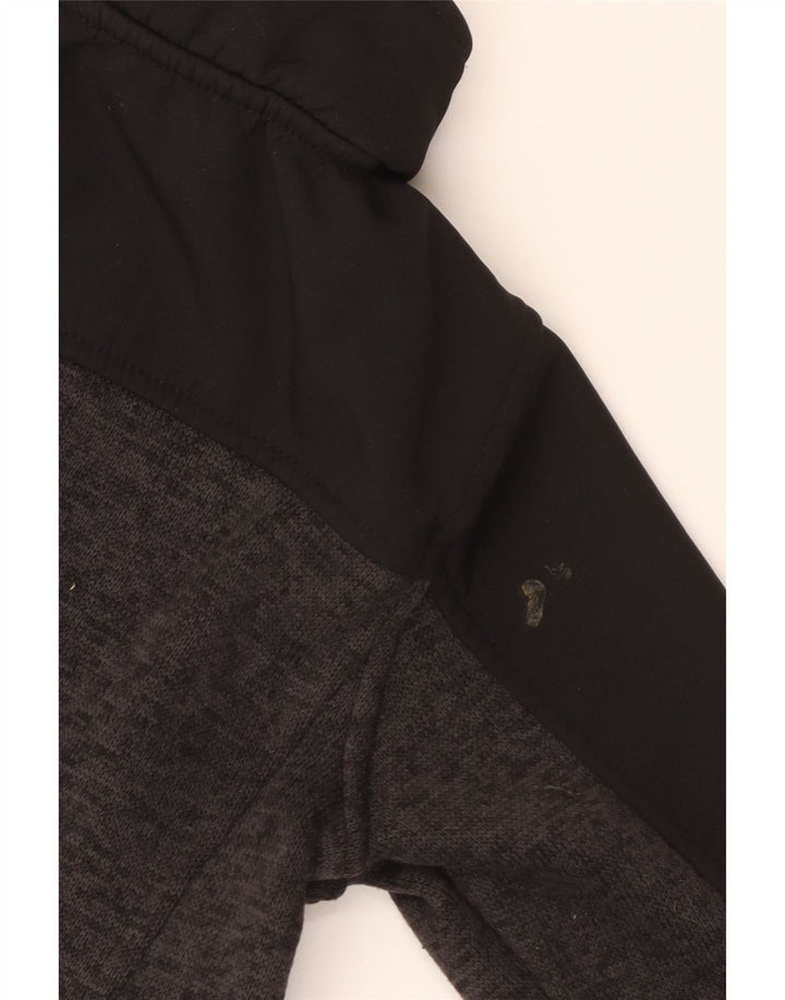 Dkny Chłopięca bluza dresowa Top 3-4 lata Czarny poliester z blokami kolorów
