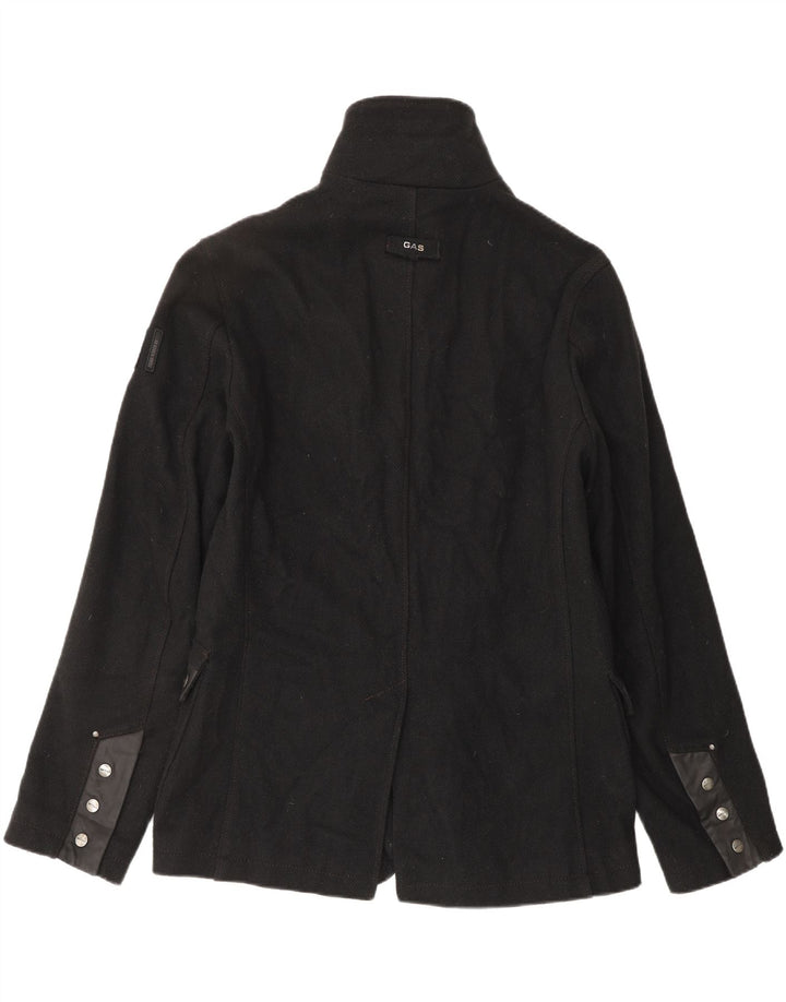 GAS Mens Utility Jacket IT 50 Large Black Vintage Gas and Second-Hand Gas from Messina Hembry 