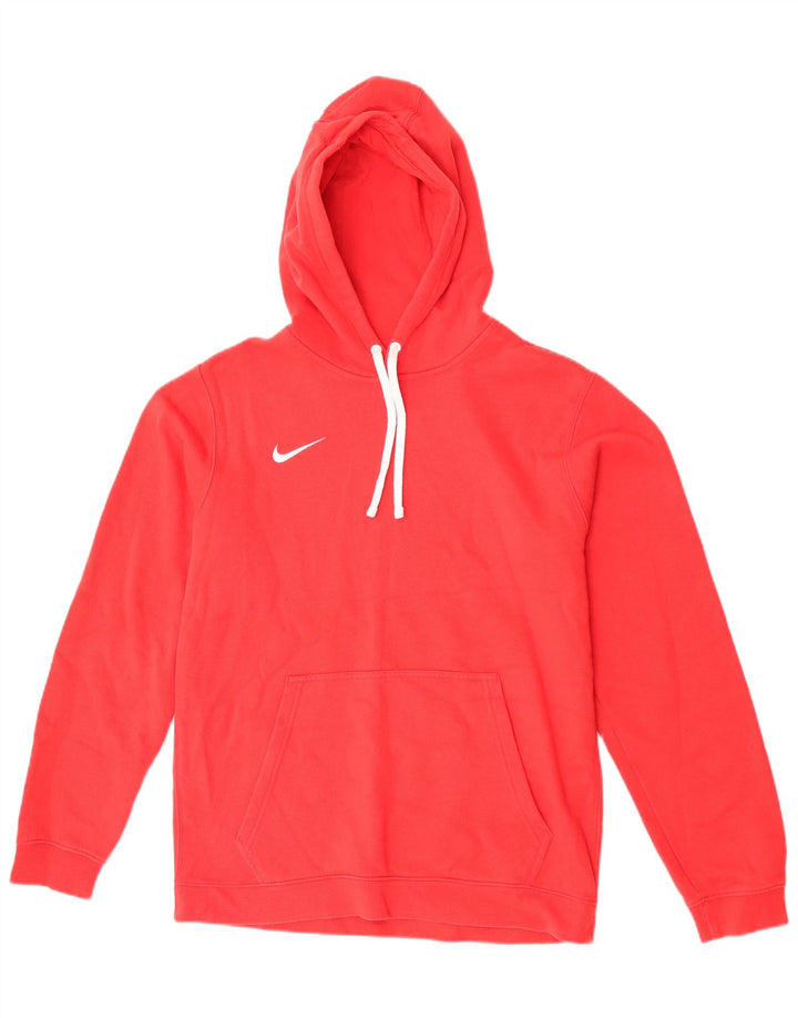 Męska bluza z kapturem Nike, średnia czerwona, bawełniana