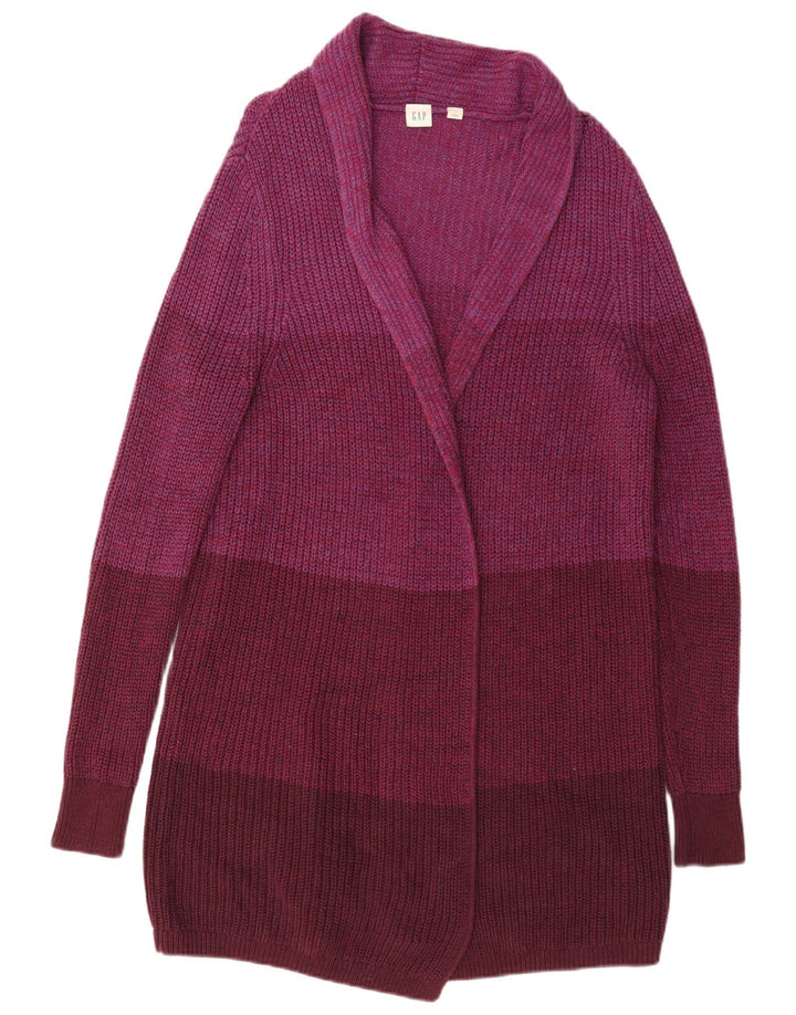 Damski sweter rozpinany Gap Oversized Longline UK 10 Small Burgundy