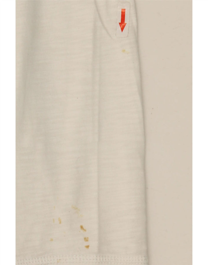 Tommy Hilfiger Męski top z długim rękawem XL, biała bawełna