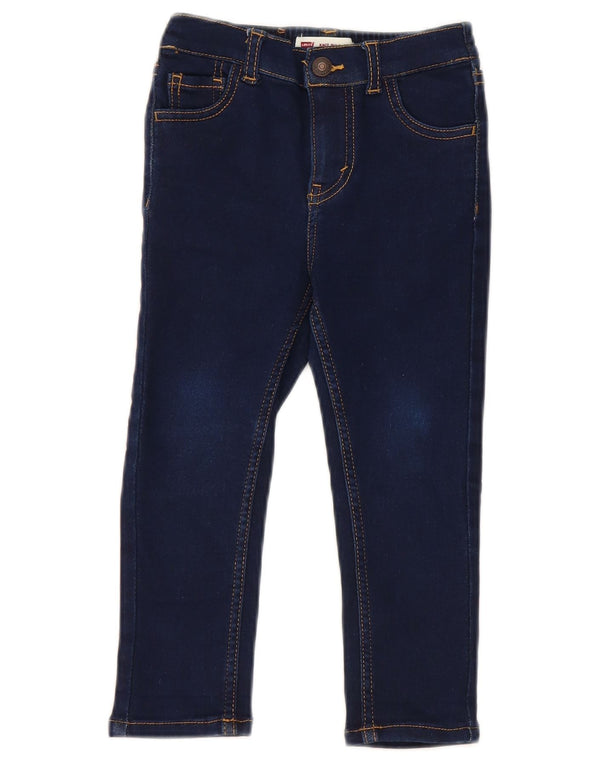 Levi's Baby Girls Skinny Jeans 18-24 miesięcy W20 L14 Granatowa bawełna