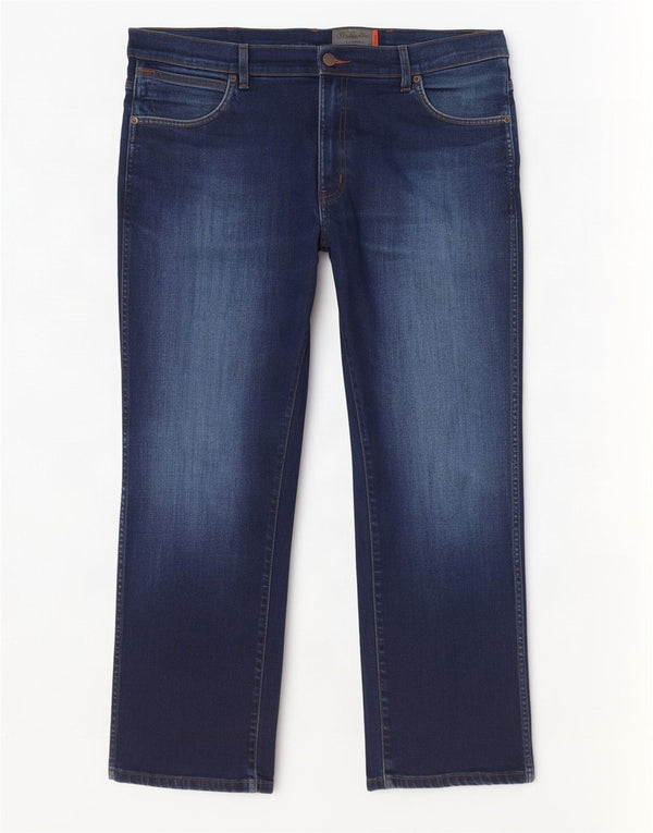 Męskie jeansy Wrangler Texas Stretch Straight W38 L30 Niebieskie, bawełniane
