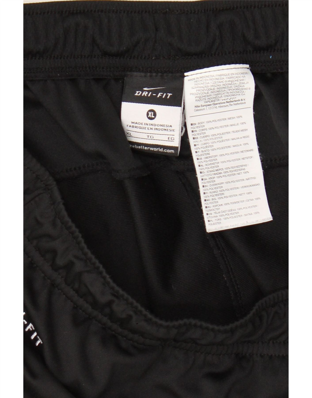 Męskie spodenki sportowe Nike Dri Fit XL, czarne, poliestrowe