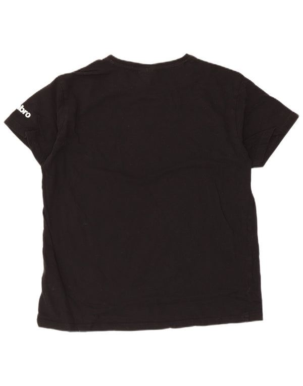 T-shirt damski Umbro Top UK 16, duży, czarny, bawełniany