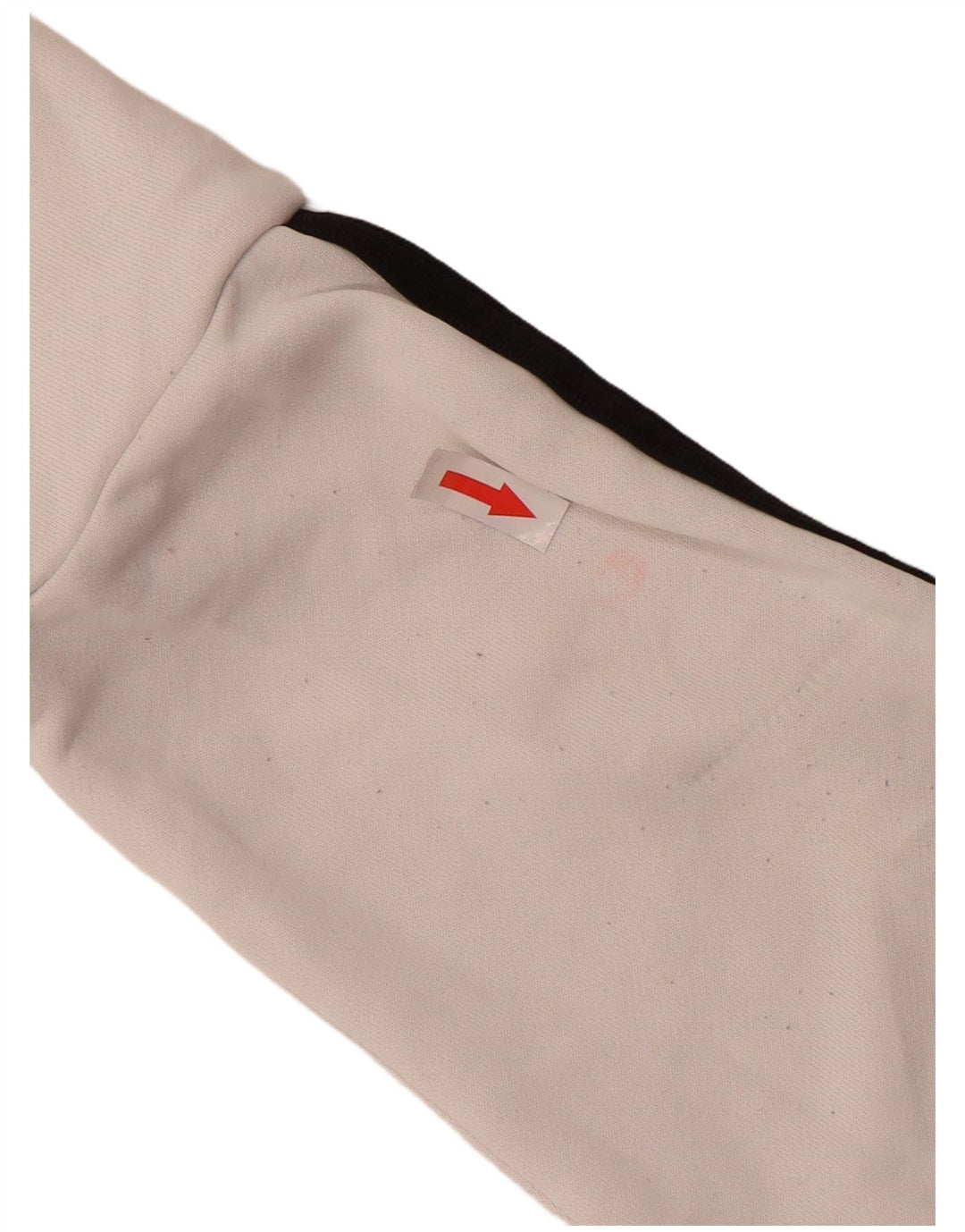 Damska kurtka dresowa ADIDAS UK 16, duża, biała, poliestrowa