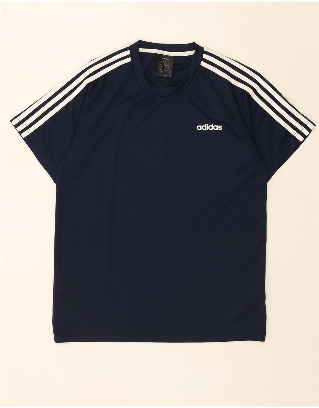 Męska koszulka ADIDAS Climalite Top, średni granatowy poliester