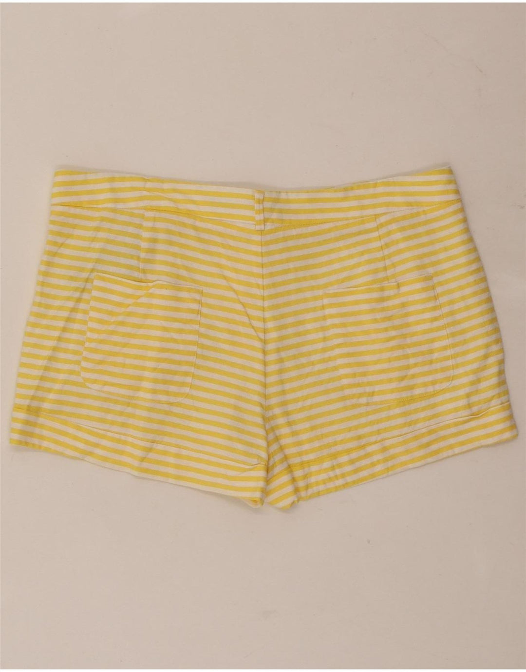 Damskie spodnie Zara Hot W26 w żółte prążki, wiskoza