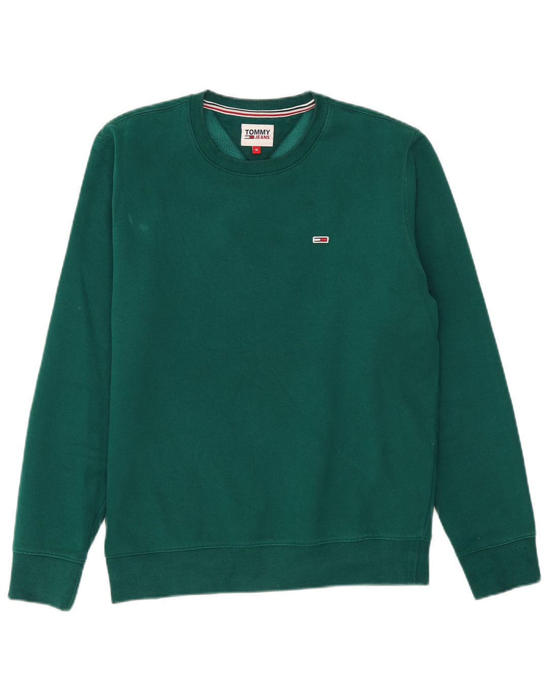 Męska bluza Tommy Hilfiger, średnia, zielona bawełna