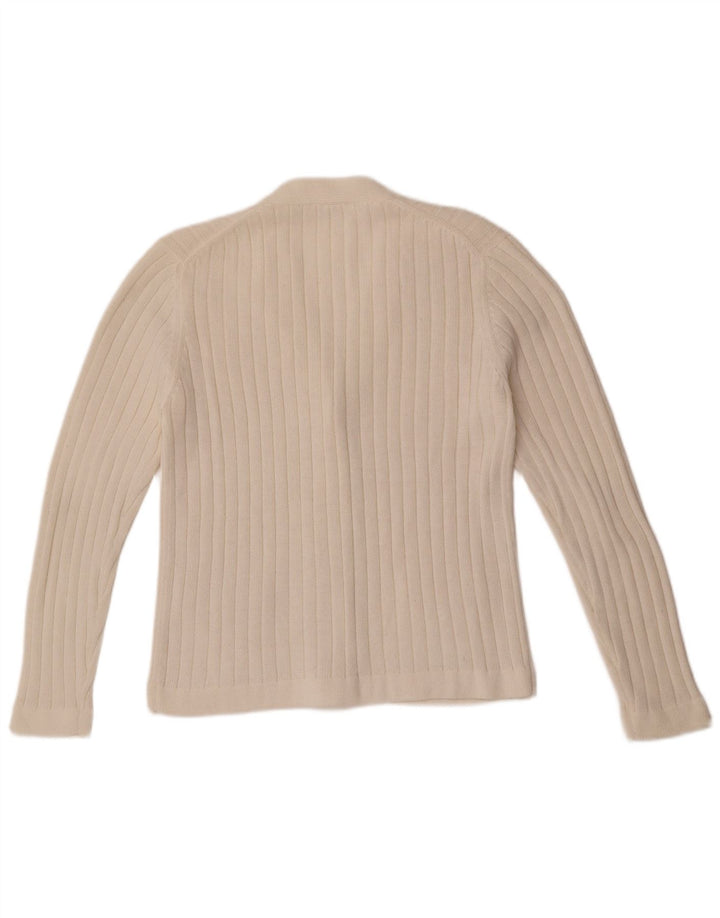 Sweter damski C & A, EU 48 2XL, biały akryl