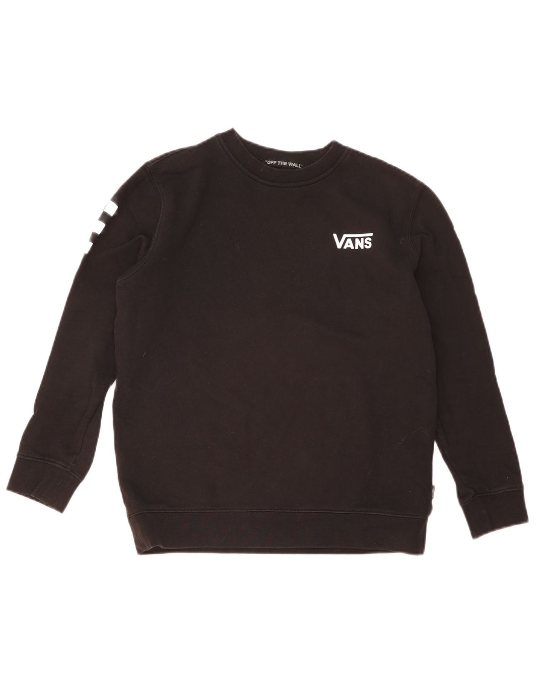 Damska bluza z grafiką Vans, UK 16, duża, czarna, bawełniana