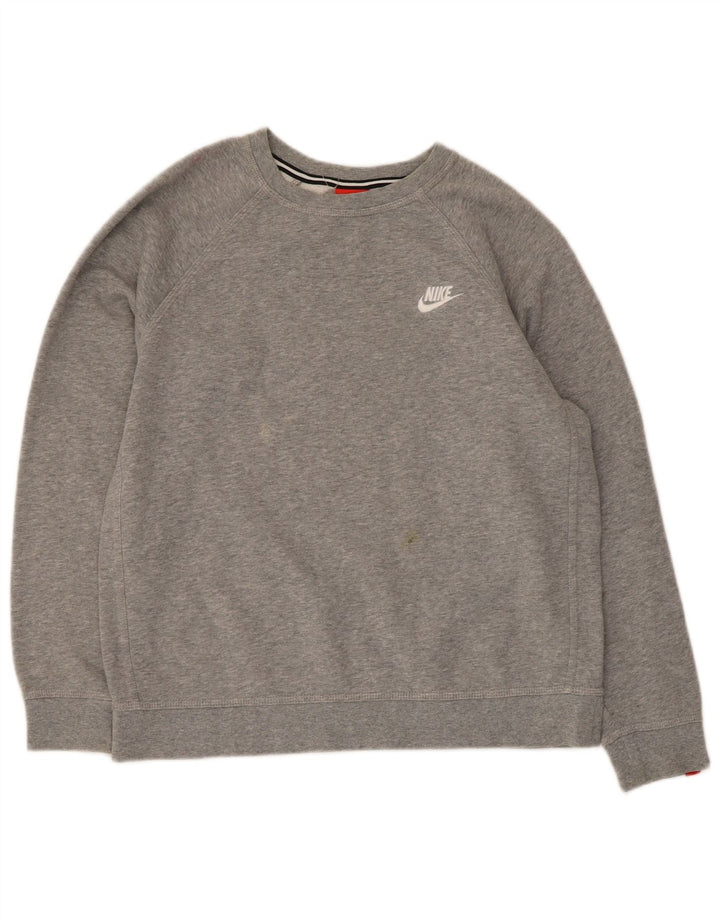 Bluza chłopięca Nike, 13-14 lat, XL, szara, bawełniana