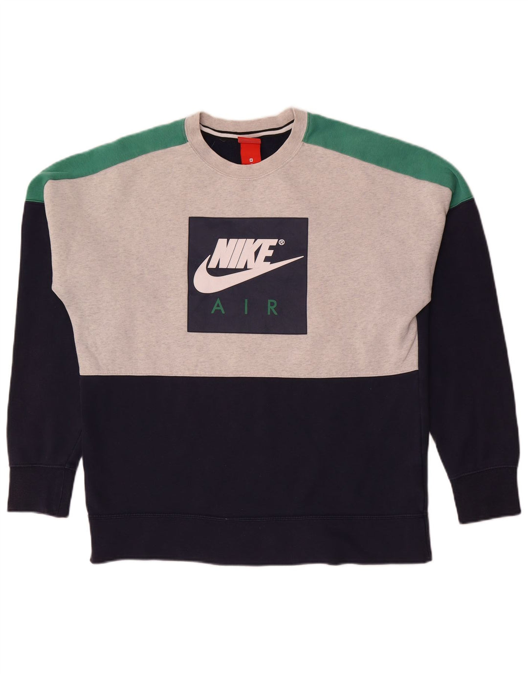 Męska bluza Nike z grafiką, średnia, wielobarwna bawełna z blokami kolorów