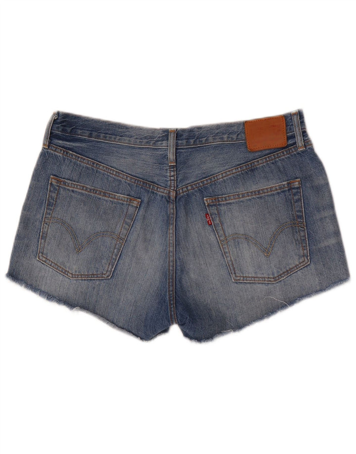 Damskie spodenki jeansowe Levi's 501 W32, duże, niebieskie, bawełniane