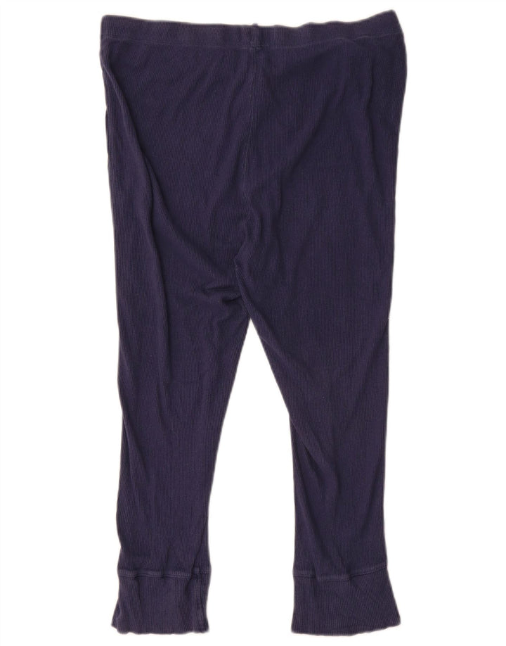Damskie legginsy Capri Marks & Spencer UK 14, średnie, granatowe, bawełniane