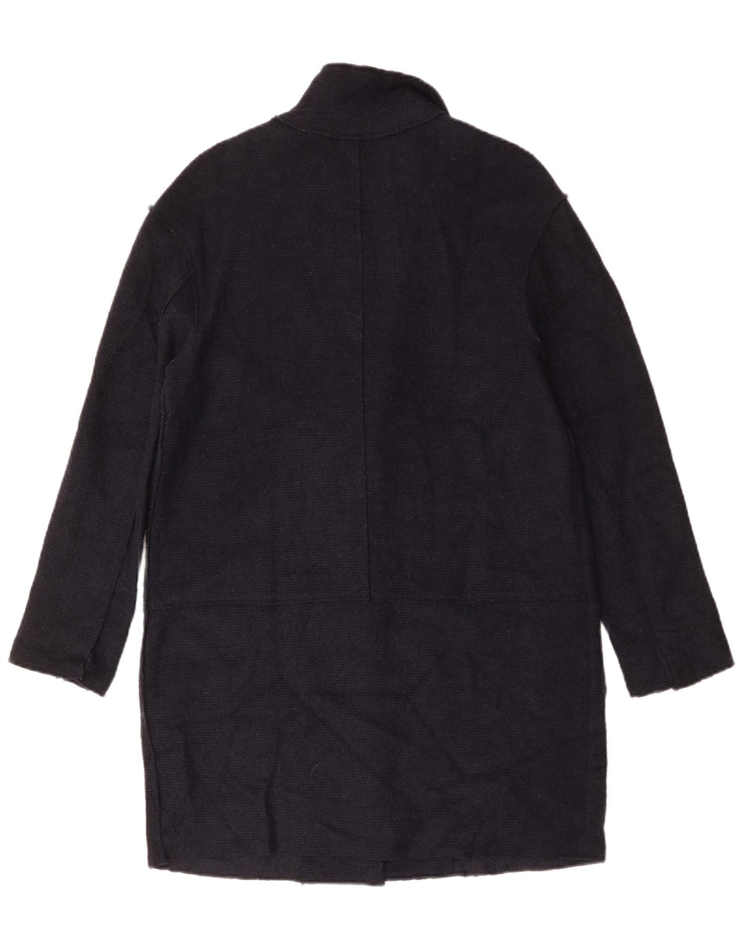 Damski płaszcz oversize ZARA UK 10, mały, granatowy, wełniany