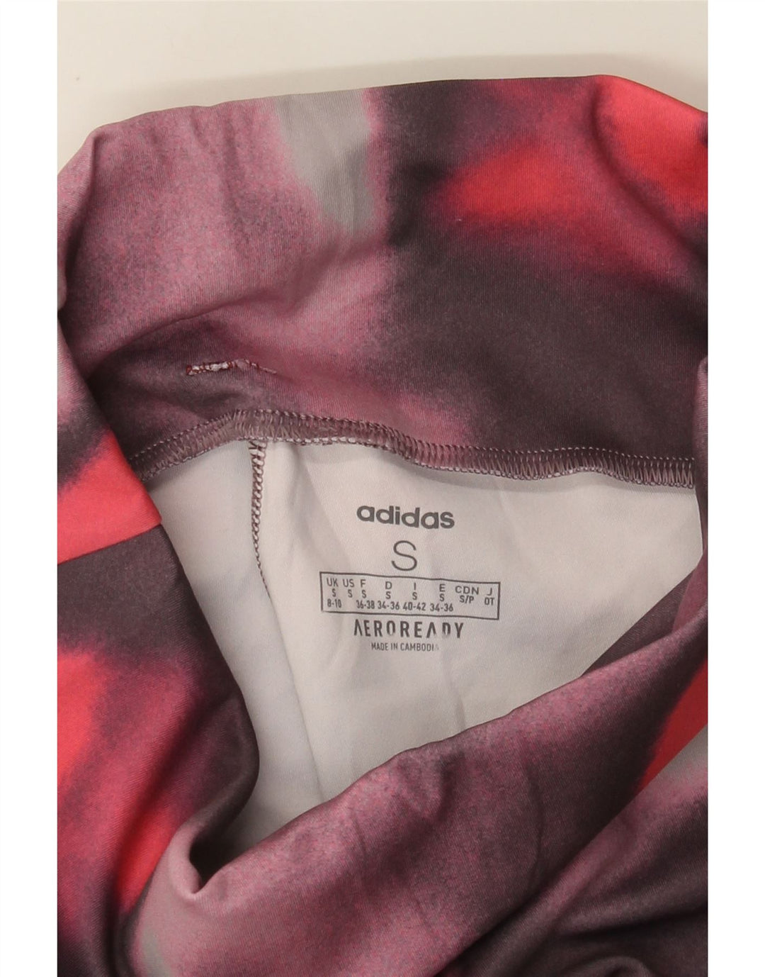 Damskie legginsy Adidas Aeroready UK 8/10 Small, wielokolorowe krawaty