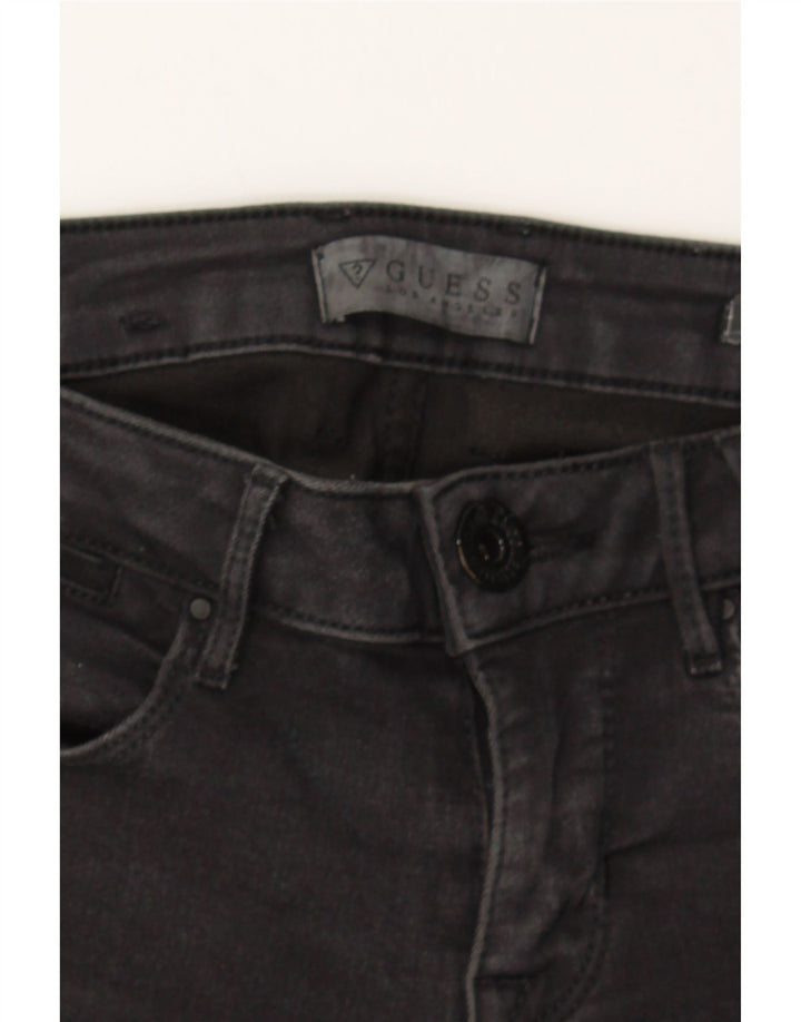 GUESS Womens Skinny Jeans Small Black Cotton Vintage Guess and Second-Hand Guess from Messina Hembry 