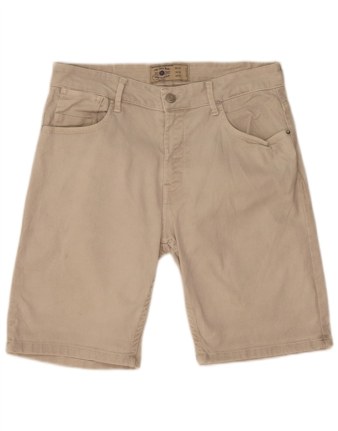 Męskie spodenki codzienne Zara EU 42 Large W32 beżowe