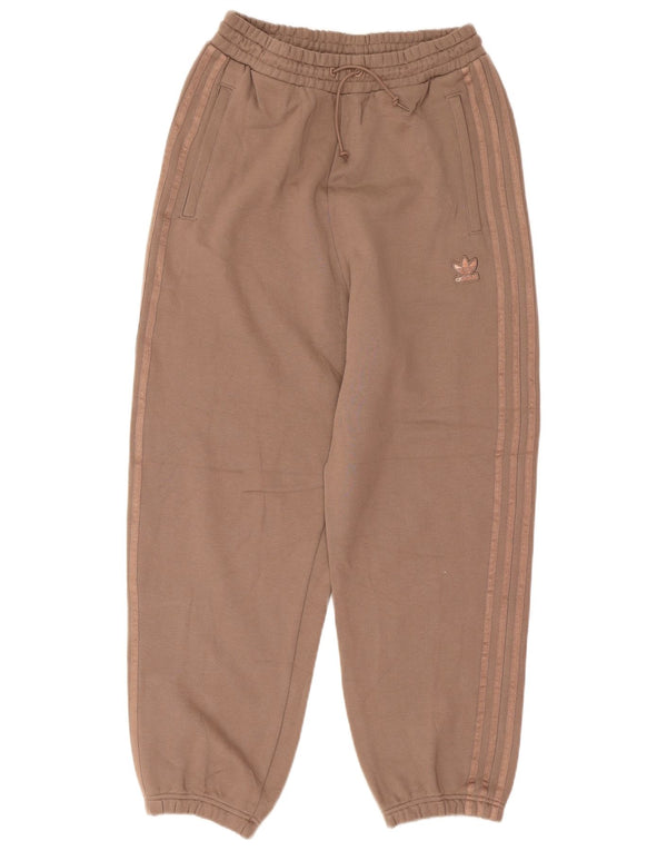 Damskie spodnie dresowe Adidas Joggers UK 12 Medium Beige Cotton
