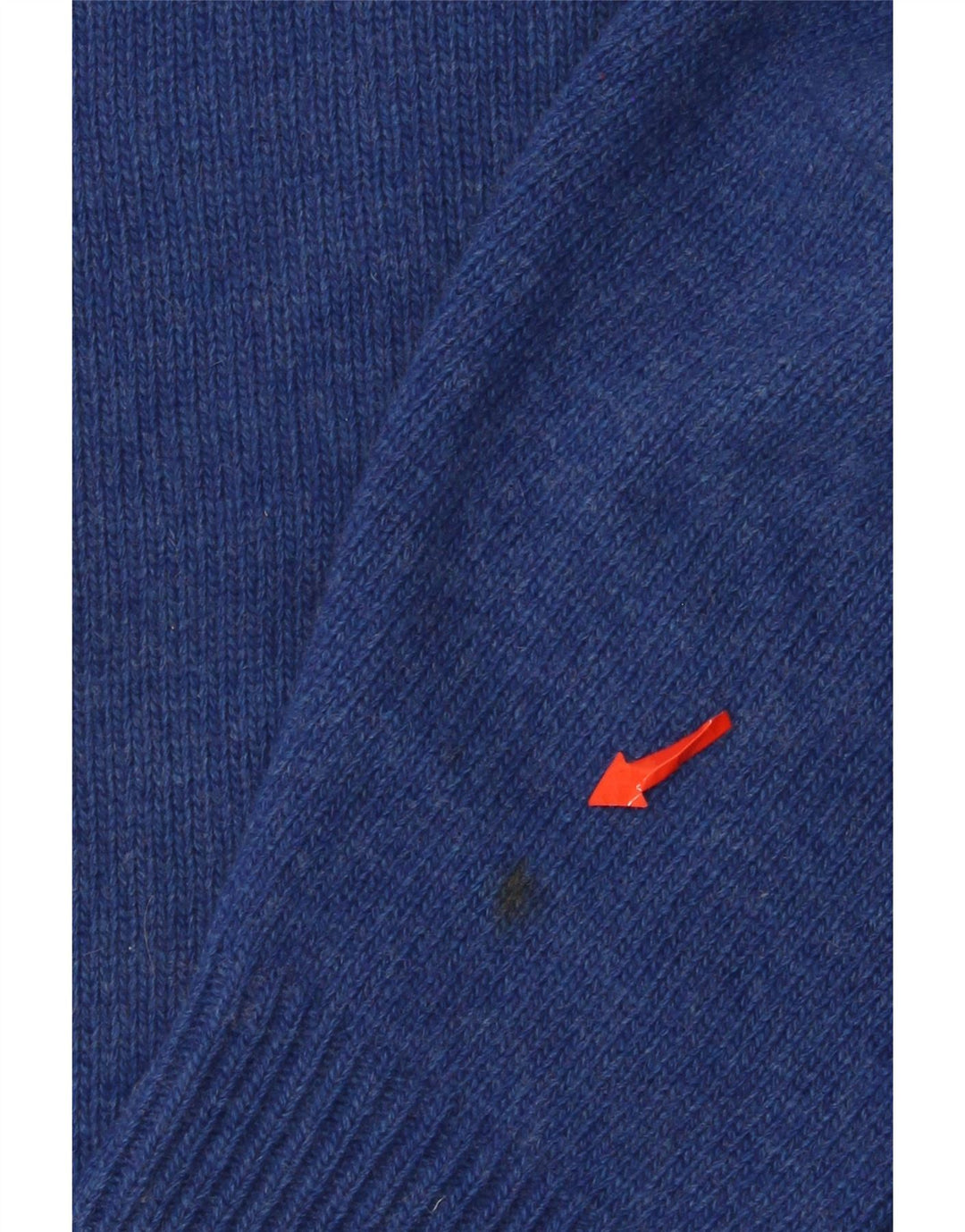 Męski sweter z okrągłym dekoltem Marina Yachting, średnioniebieski Argyle/Diament