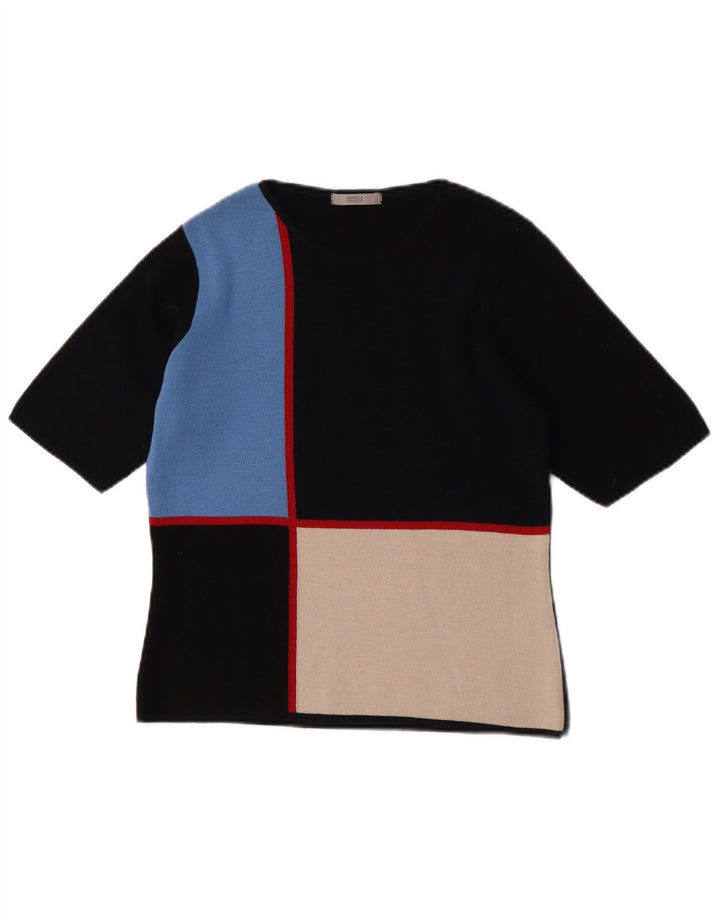 Marks & Spencer Damski sweter z dekoltem w łódkę, UK 14, średni czarny