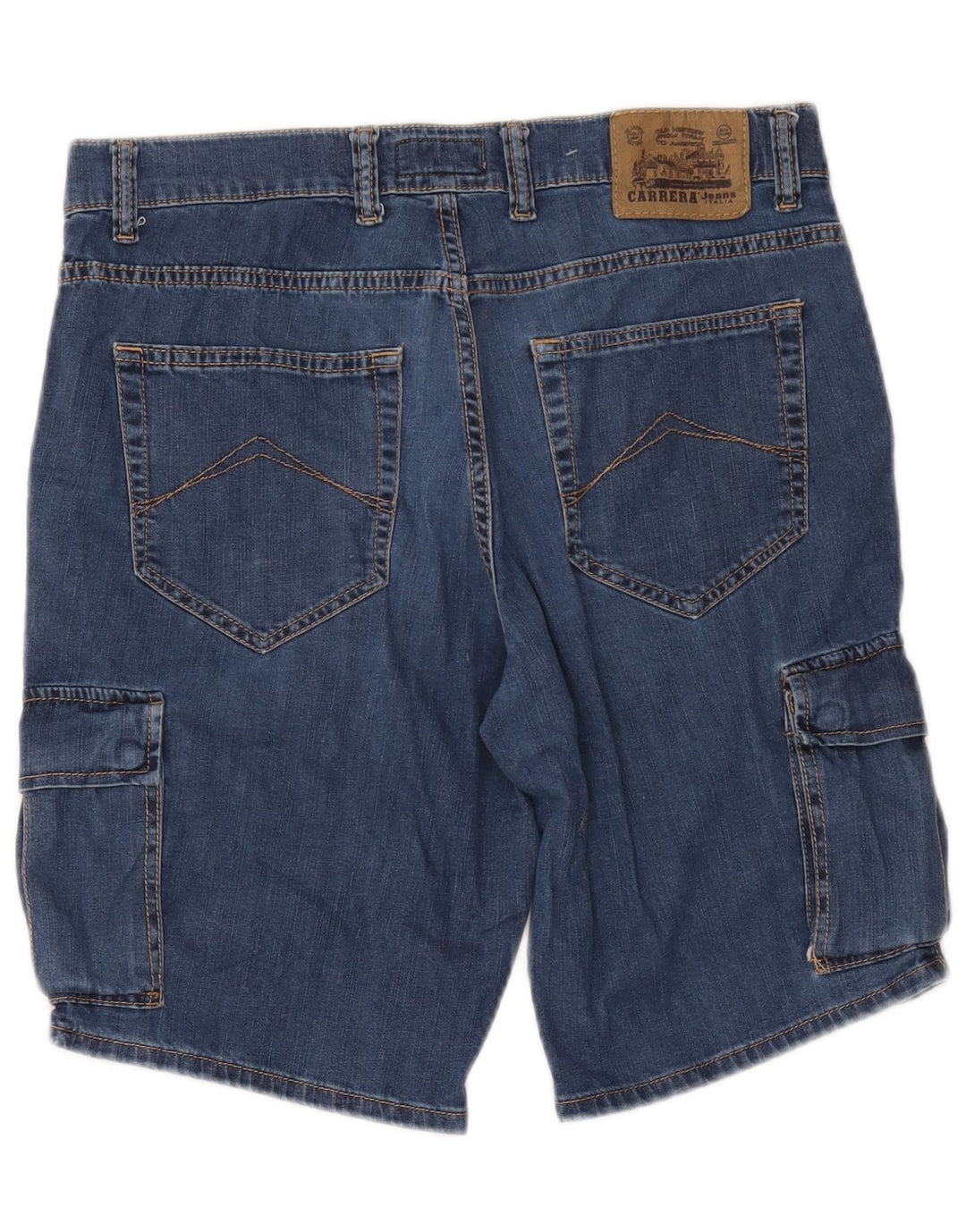 Męskie spodenki jeansowe Carrera 618 Cargo W34, duże, niebieskie, bawełniane