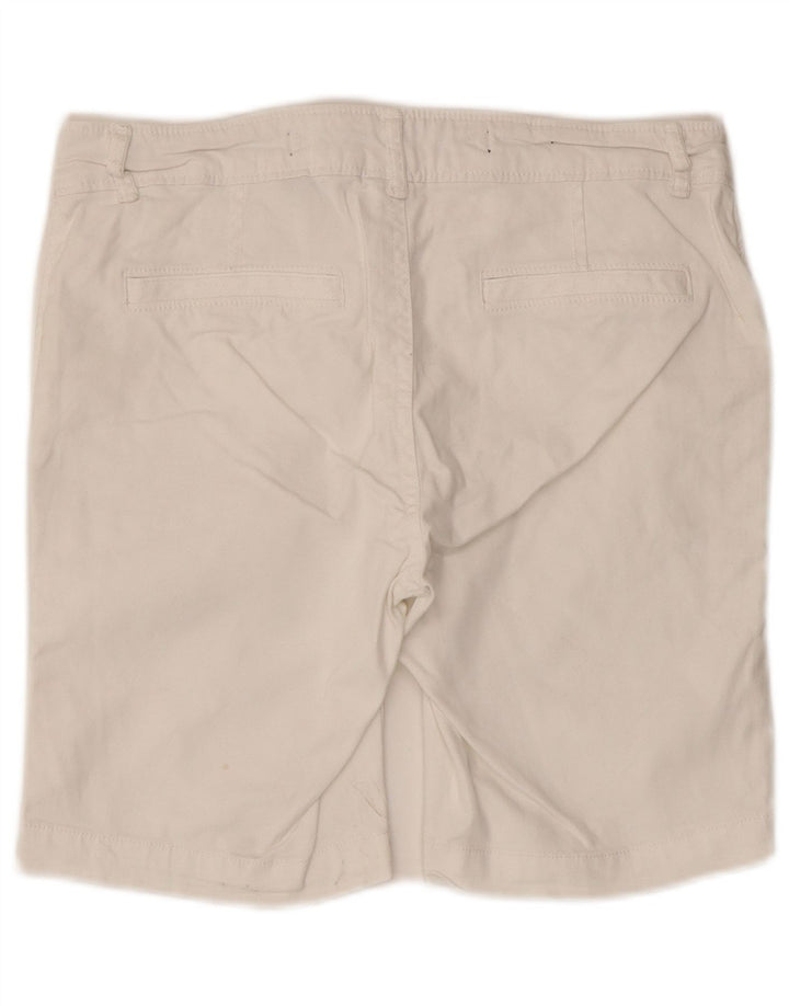Damskie spodenki chino Superdry XS W30, biała bawełna