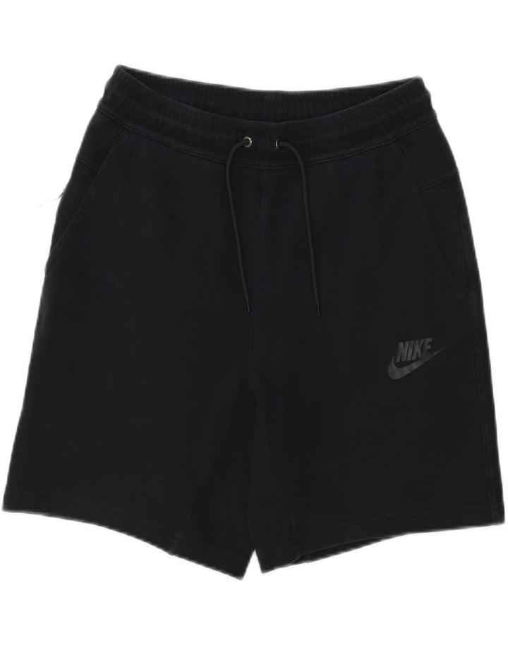 Męskie spodenki sportowe NIKE, małe, czarne, bawełniane
