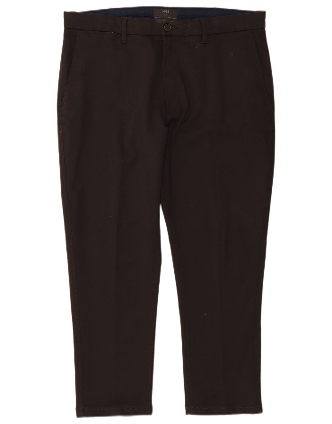 Marks & Spencer Męskie spodnie Chino W38 L29 Szare bawełniane