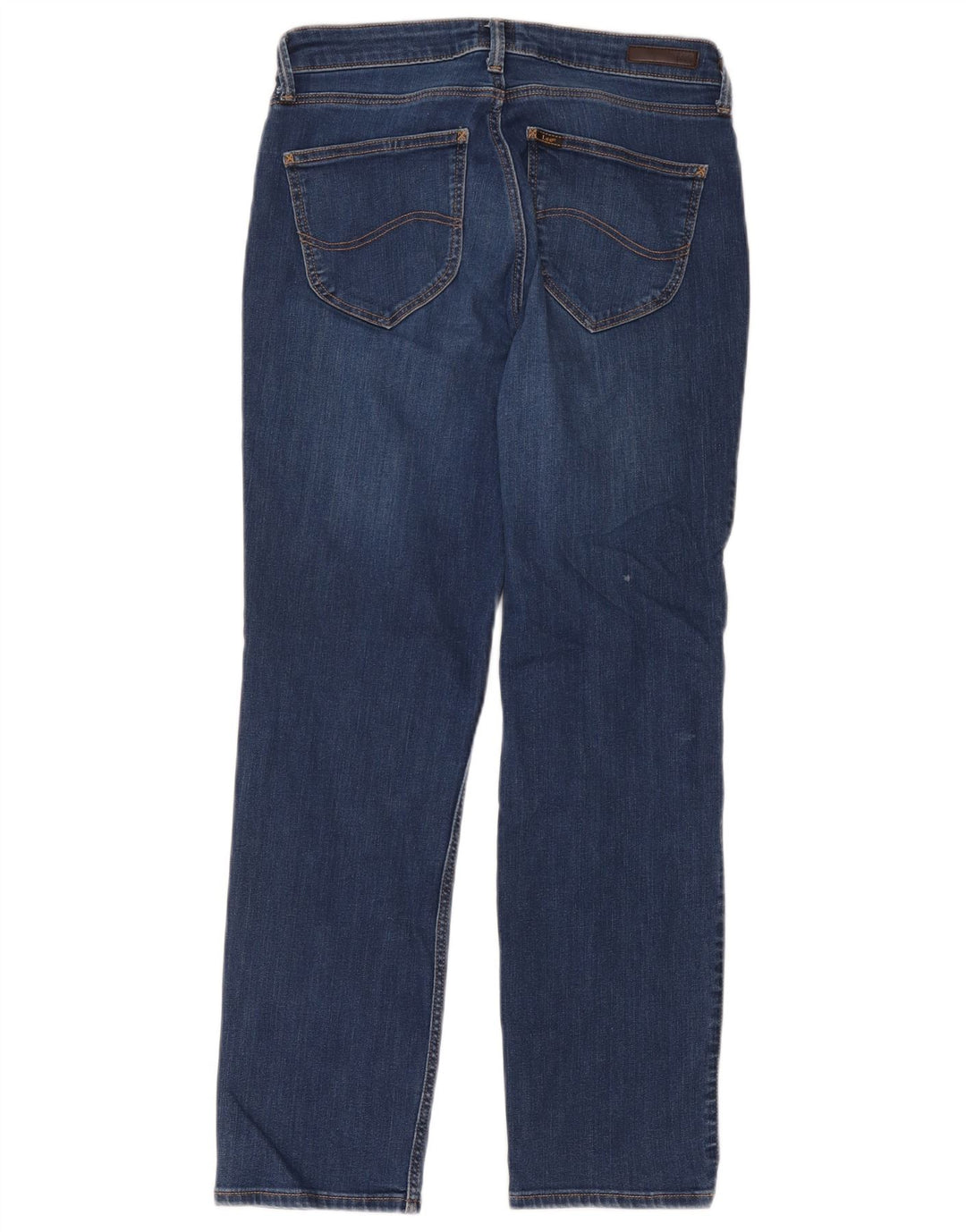 Damskie jeansy Lee Marion Straight W31 L31 Niebieskie bawełniane