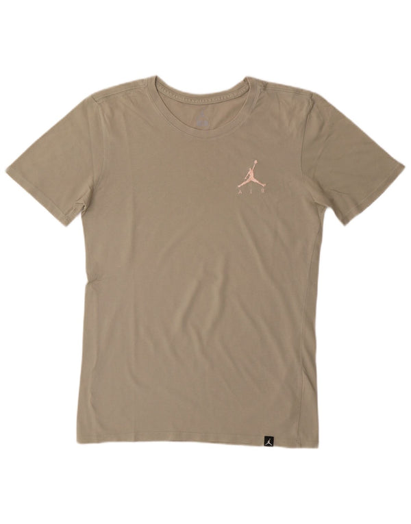 T-shirt męski Jordan, mały, bawełniany khaki