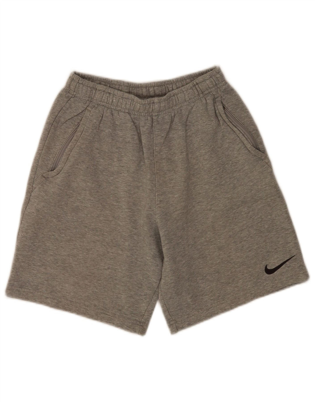 Chłopięce spodenki sportowe Nike w wieku 12-13 lat, duże, szare, bawełniane
