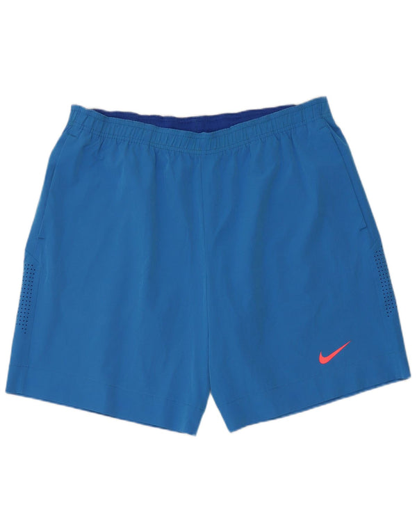 Męskie spodenki sportowe Nike Dri Fit XL, niebieskie, poliestrowe
