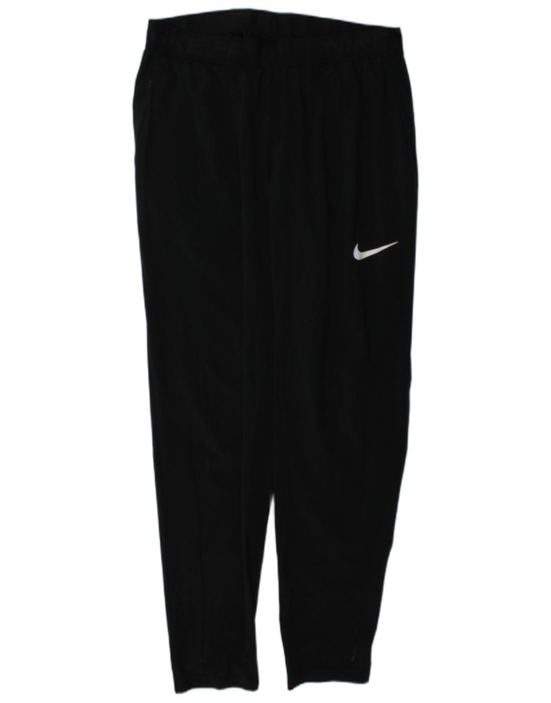 Męskie spodnie dresowe Nike Dri Fit z grafiką, średnioszare, poliestrowe