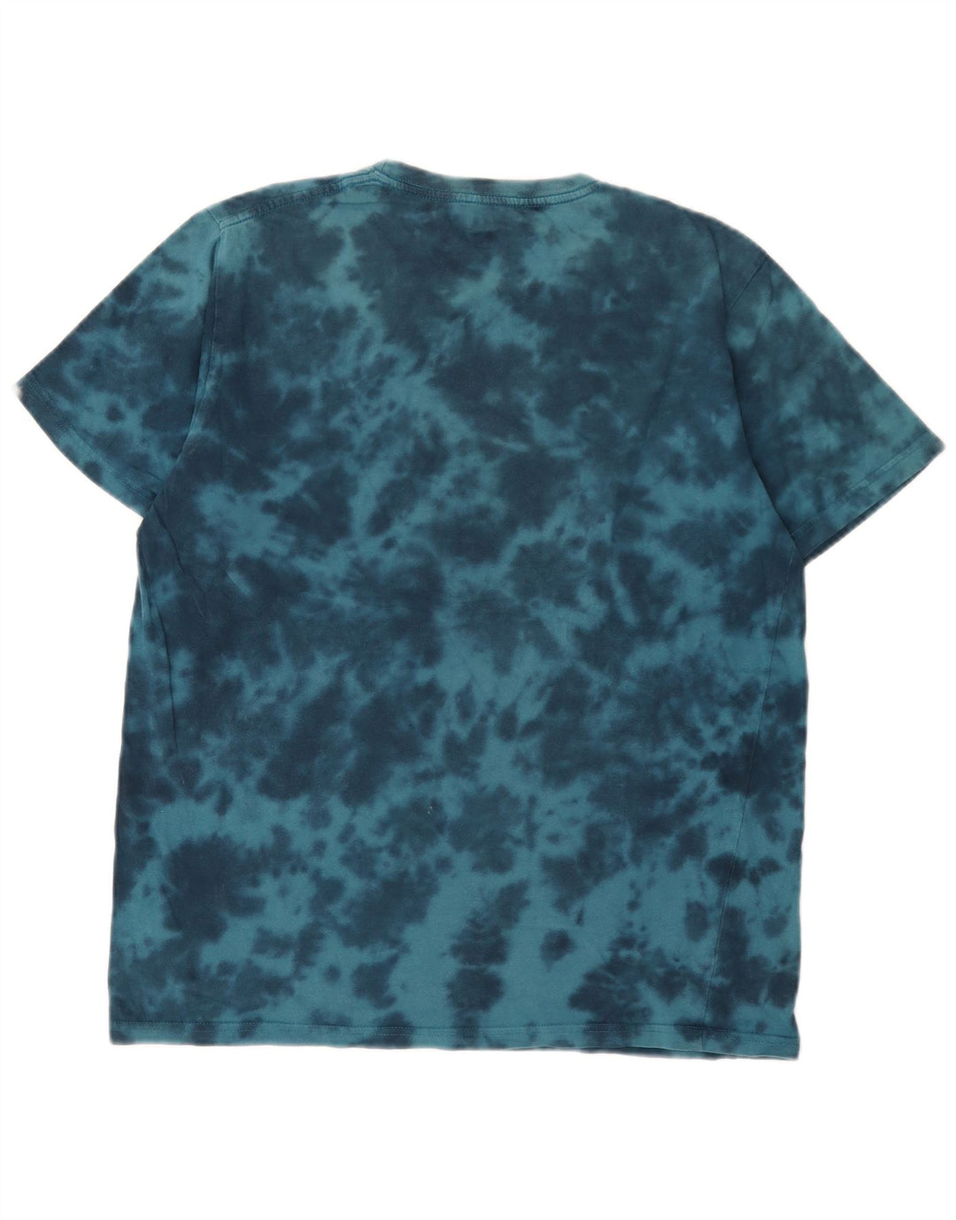 Męska koszulka z grafiką Saltrock Top, średnia niebieska bawełna Tie Dye