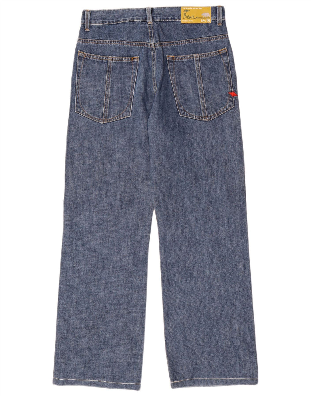 Niedźwiedź Męskie Proste Dżinsy W30 L30 Niebieskie Bawełniane