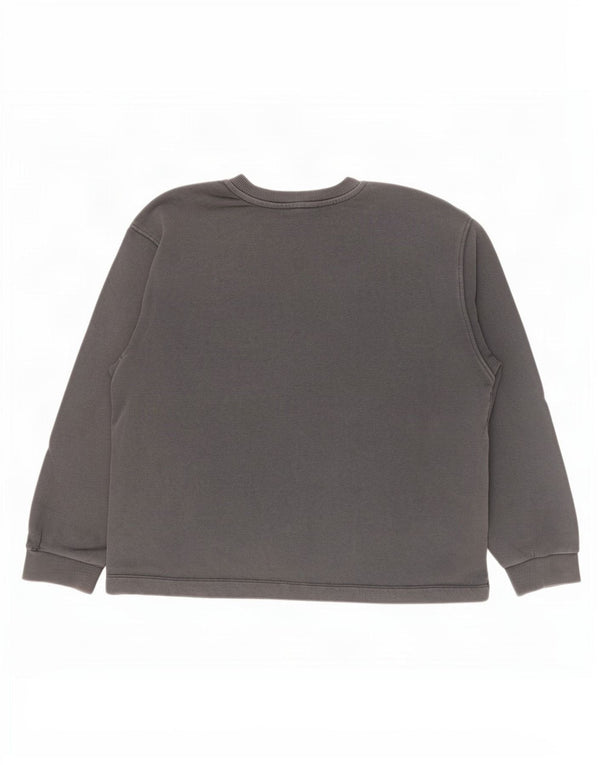 Damska bluza oversize Zara z grafiką UK 14, średni szary