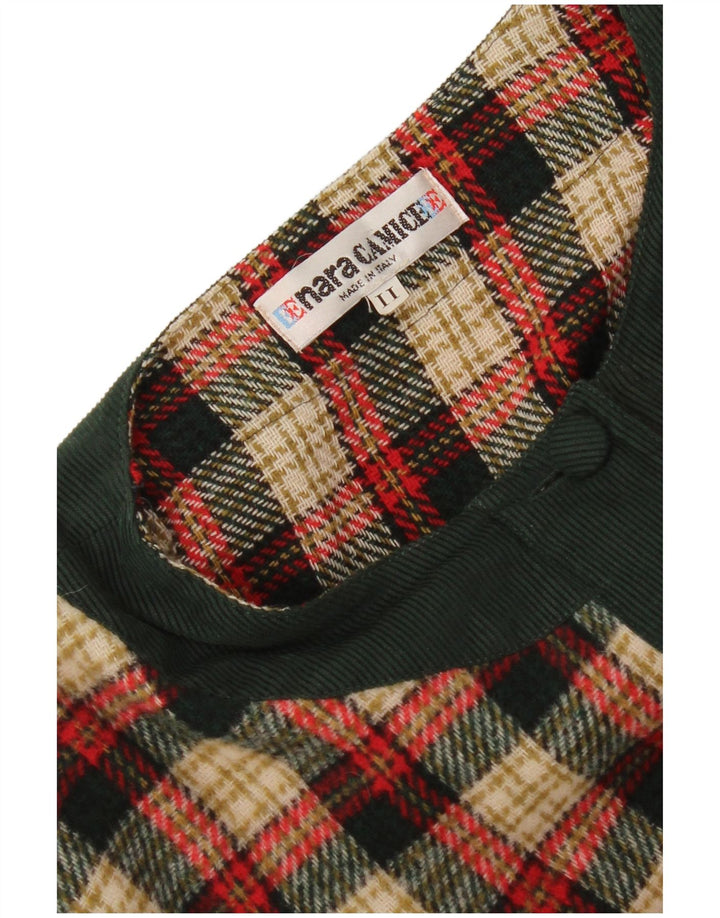 Enara Camice damska marynarka zapinana na 5 guzików UK 14, średnia czerwona kratka