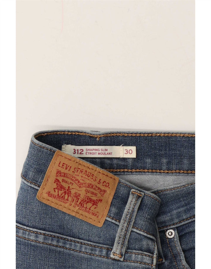 Damskie jeansy Levi's 312 Shaping W30 L29 Niebieskie