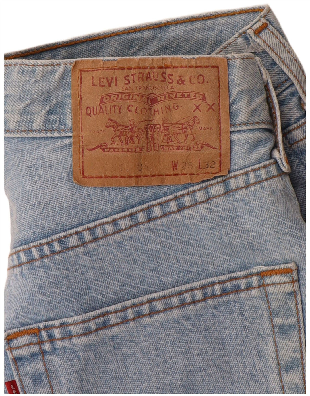 Damskie jeansy Levi's 517 Straight W25 L29 Niebieskie