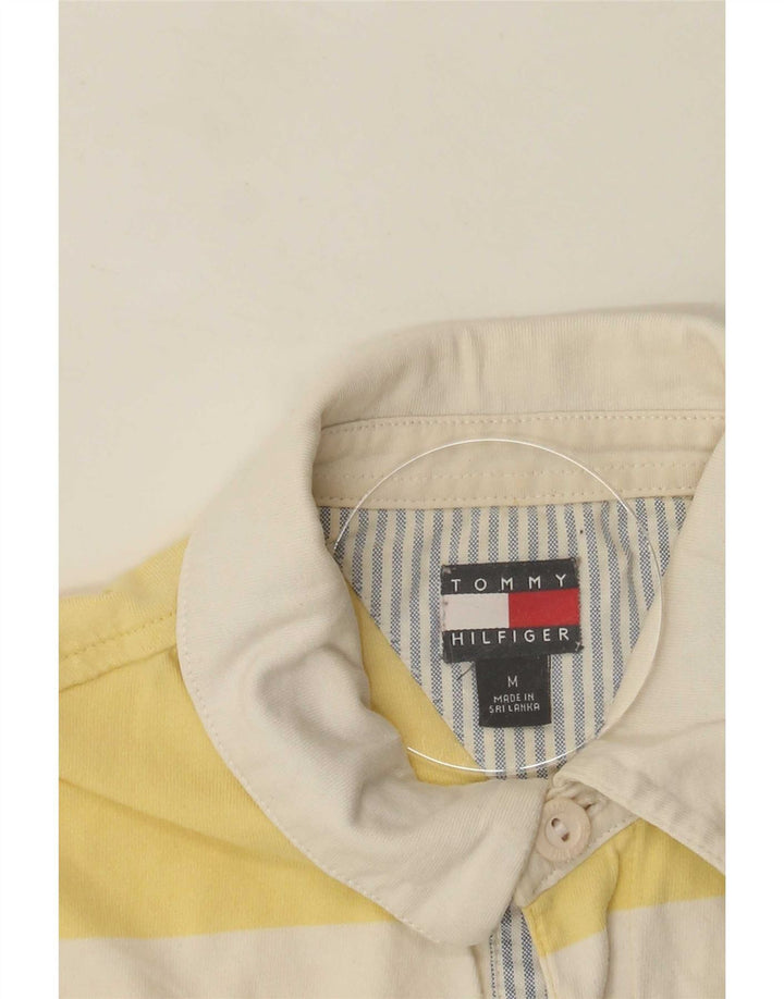 Męska koszulka polo do rugby Tommy Hilfiger w średnie żółte paski