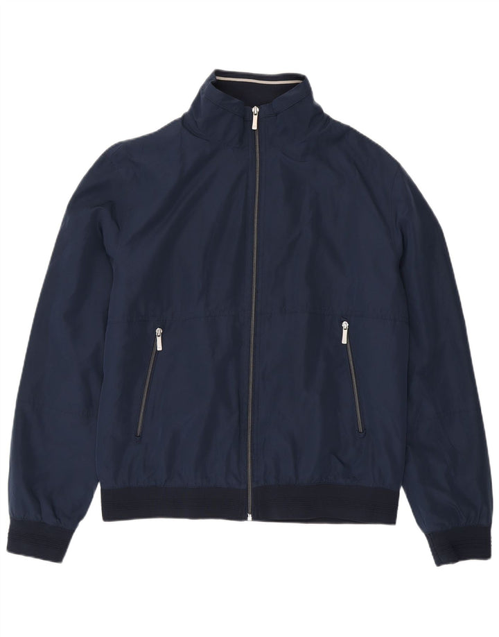 Męska kurtka bomberka Zara UK 42 XL, granatowa, poliester