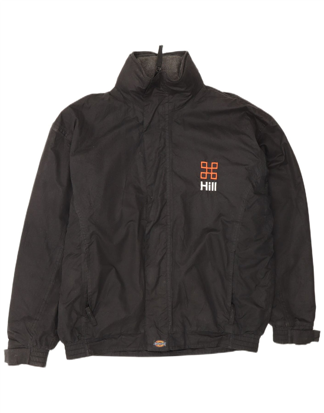 Męska kurtka wiatrówka Dickies UK 40, duża, czarna, poliester
