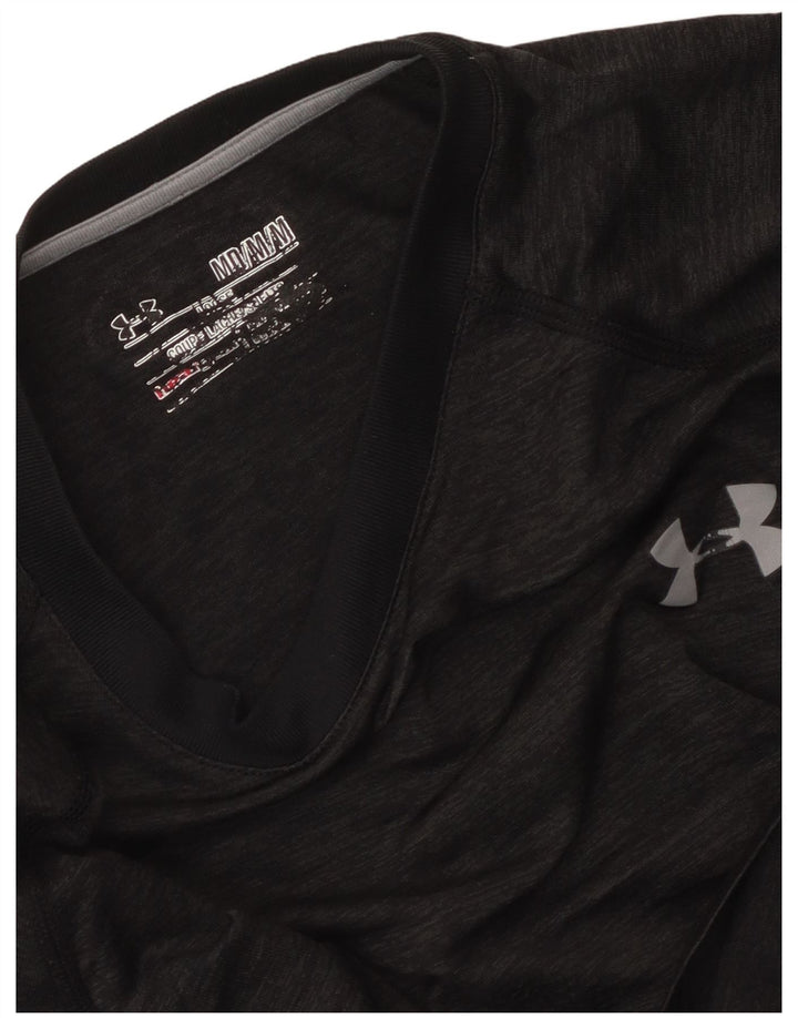 Męska koszulka o luźnym kroju Under Armour, średnia czarna, nakrapiana