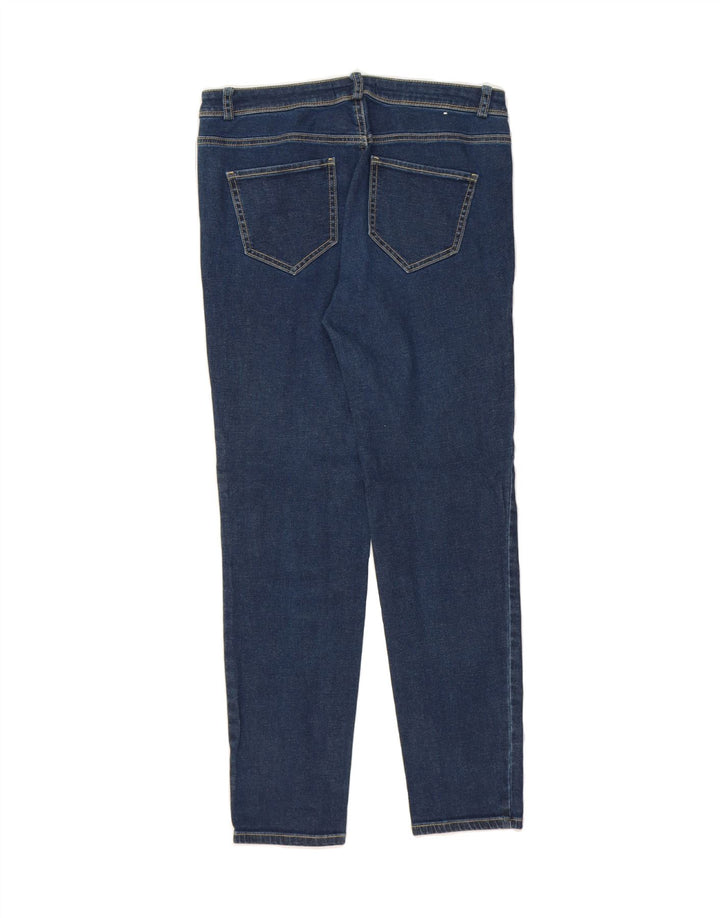BENETTON Womens Slim Jeans W30 L28 Navy Blue Cotton Vintage Benetton and Second-Hand Benetton from Messina Hembry 